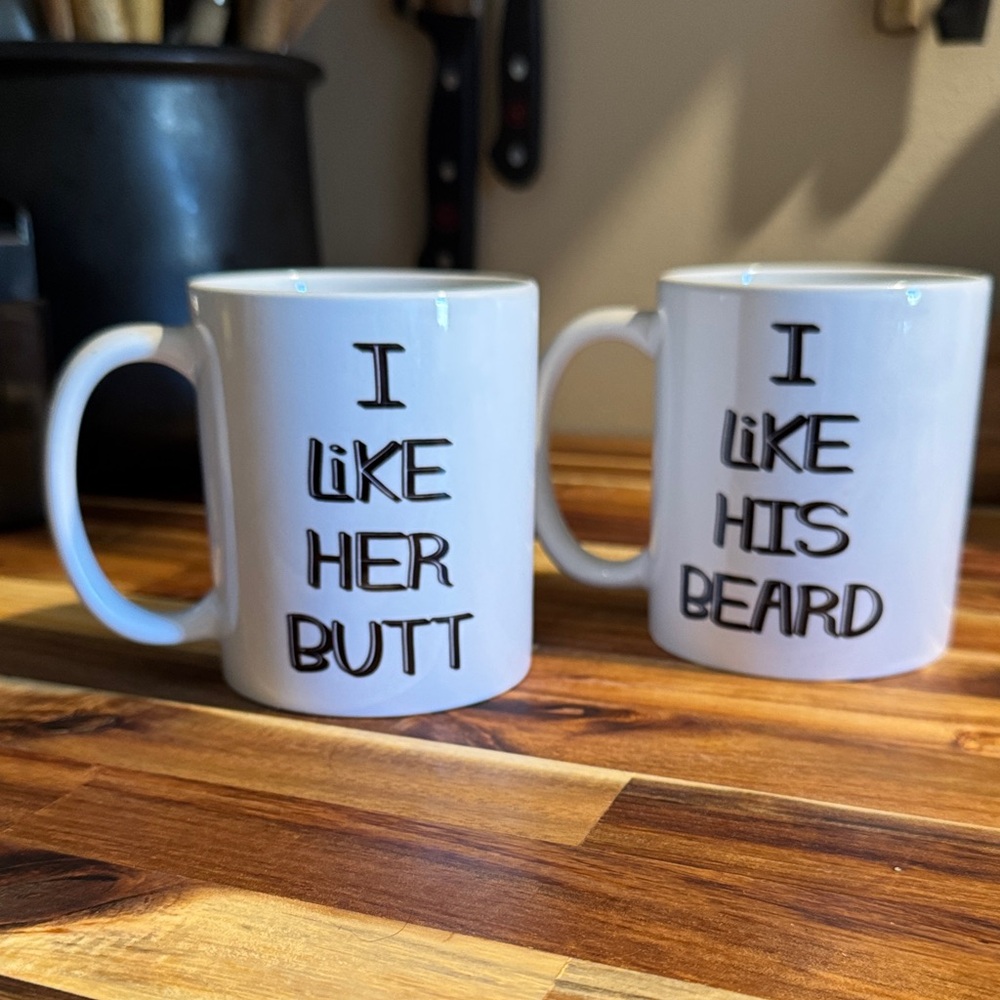 Funny Couple Mugs Set